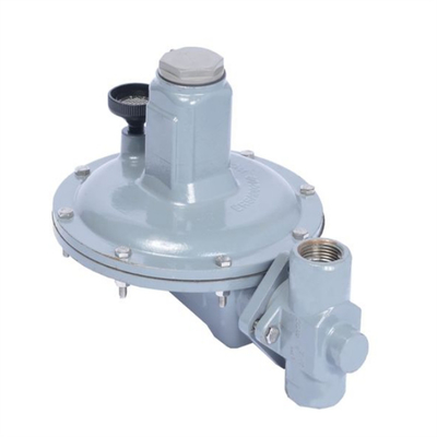Emerson Fisher T205/T205M Serisi Düzenleyicileri ve WIKA Basınçölçeri ile donatılmış Doğal Gaz Valf Kaydırma