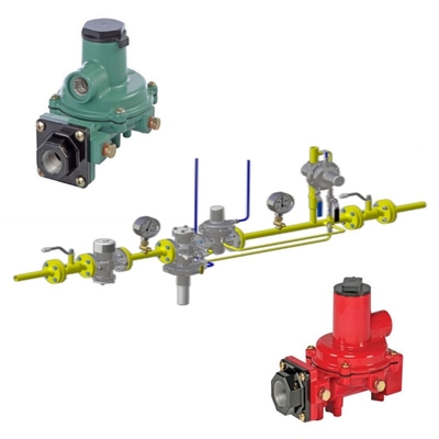 Fisher R Serisi R222H/R222 Düzenleyicileri ve WIKA Basınçölçeri ile donatılmış Valf Değiştirme Kaydırma