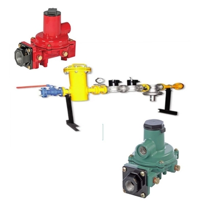 Fisher R Serisi R222H/R222 Düzenleyicileri ve WIKA Basınçölçeri ile donatılmış Valf Değiştirme Kaydırma