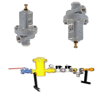 Emerson Fisher MR95/MR95L/MR95H Serisi Basınç Düzenleyicisi ve WIKA Basınçölçeri ile donatılmış Doğal Gaz Valf Kaydırma