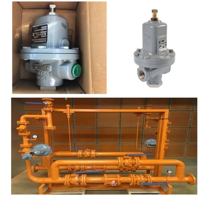 Emerson Fisher MR95/MR95L/MR95H Serisi Basınç Düzenleyicisi ve WIKA Basınçölçeri ile donatılmış Doğal Gaz Valf Kaydırma
