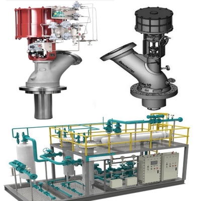 4-20 MA doğrusal kontrol sinyali ve basınç aralığı için flange bağlantısı ile pnevmatik kontrol valfi