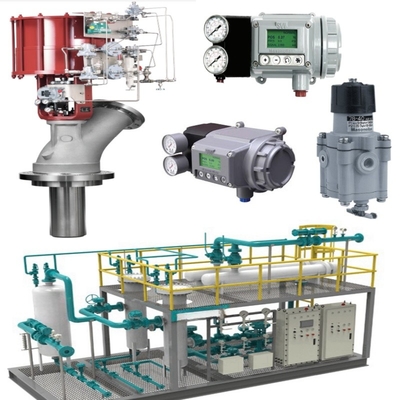 4-20 MA doğrusal kontrol sinyali ve basınç aralığı için flange bağlantısı ile pnevmatik kontrol valfi