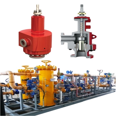 Flanked Kontrol Valfi Samson PN1.6~42MPa ANSI 150~2500LB Konik veya O halka koltuğu DN15~DN600