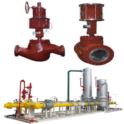 Masoneilan 41005 Basınç düzenleyicisi SVI-2/SVI-3 aktüatörleri ile flensli akış kontrol valfi
