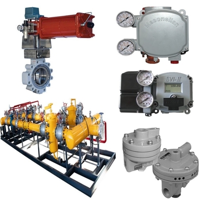 Valf Değiştirme Kayma Masoneilan 33000 Paslanmaz Çelik Kelebek Valf SVI1000 SVI II SVI3 Valf Pozisyoner BR200 BR400 Amplifier