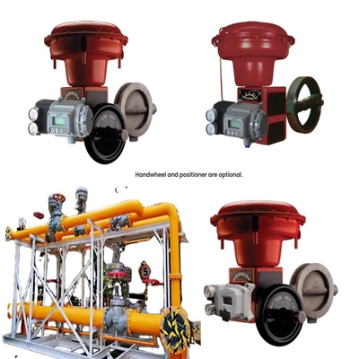 Doğal gaz valfi kaydırma Masoneilan 37002 Serisi Kelebek Kontrol Valfi SVI2 SVI3 4700E Valf konumlandırıcı 496 Döner anahtar