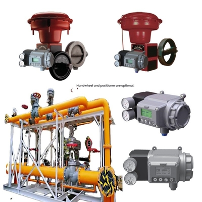 Doğal gaz valfi kaydırma Masoneilan 37002 Serisi Kelebek Kontrol Valfi SVI2 SVI3 4700E Valf konumlandırıcı 496 Döner anahtar