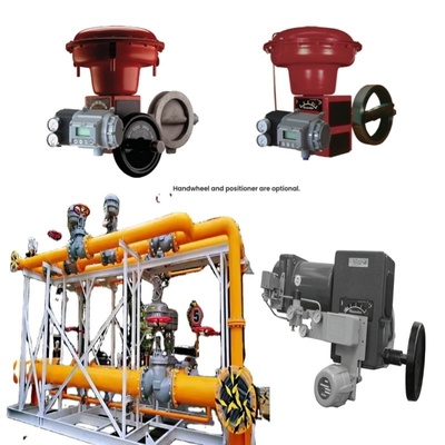 Doğal gaz valfi kaydırma Masoneilan 37002 Serisi Kelebek Kontrol Valfi SVI2 SVI3 4700E Valf konumlandırıcı 496 Döner anahtar