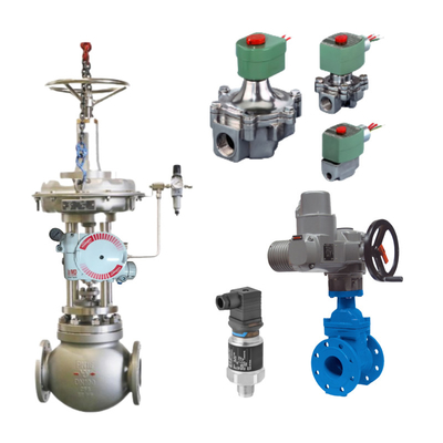 Flowserve Valve Positioner 3800 520MD 3200MD Pneumatik Kontrol Küre Valfi için ASCO Solenoid Valfleri ile