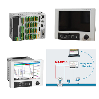 Skid - 20 Analog / HART Girişi ve 14 Dijital Girişi Endress+Hauser Memograph M RSG45 ile Dağ Veri ve Enerji Yöneticisi