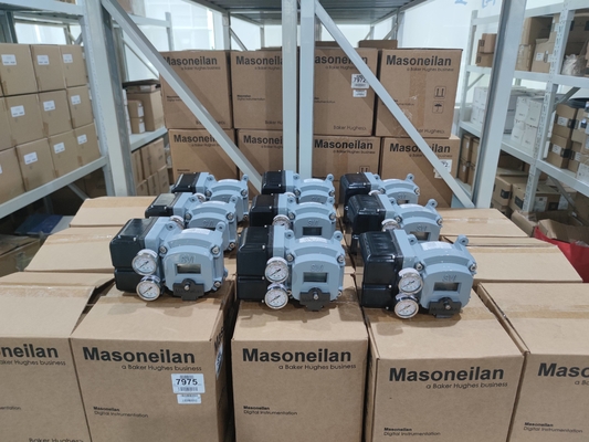 Masoneilan Valve Positioner SVI2 Akıllı Elektrikli Valf Positioner stokla Çin Düz Köşeli Tip Üst Rehber Valf