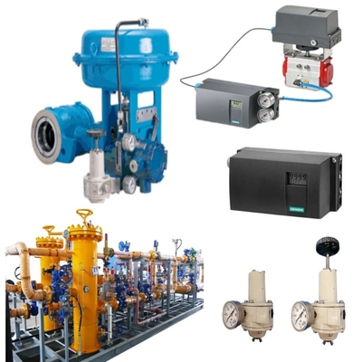 Eksantrik Döner Kontrol Valfi Siemens 6DR5010 Valf Konumlandırıcıyla Kesin Sıvı Kontrolü İçin