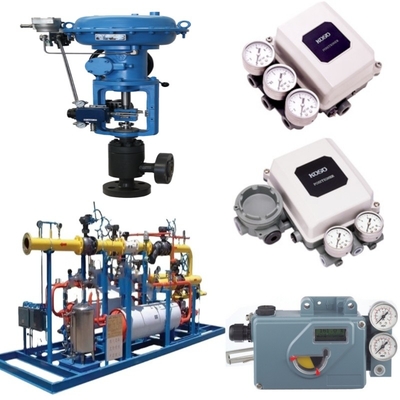 4-20 MA sinyali olan Flanged Pneumatic Control Valve Positioner -196 To 400\u00b0C