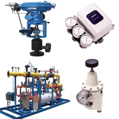4-20 MA sinyali olan Flanged Pneumatic Control Valve Positioner -196 To 400\u00b0C