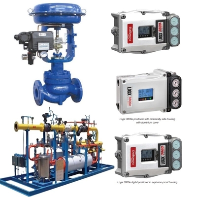 Hava Yağ Gaz ortamı sıcaklık aralığı için Spirax Sarco Actuator ile Flowserve Positioner 3200MD 520MD 3800 -40 ° 85 °