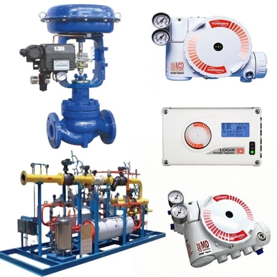 Hava Yağ Gaz ortamı sıcaklık aralığı için Spirax Sarco Actuator ile Flowserve Positioner 3200MD 520MD 3800 -40 ° 85 °