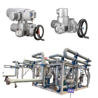 Gaz ve Yağ Kaydırma Sistemi Kullanımı AUMA SA 07.2 - 16.2 SAREx 25.1 - 40.1 Çoklu Dönümlü Aküatör stokta