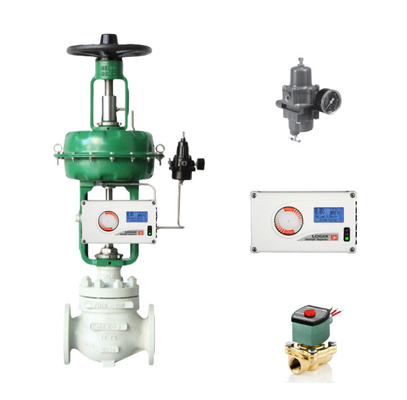 Flowser Positioner 510 520MD 3200MD Burkert Solenoid Valfları ile Pnömatik Kontrol Valfi için stok tedarikçisi