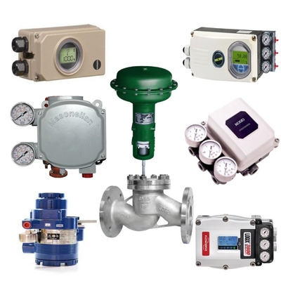 Fisher Aktuatörleri ve Samson / Azbil / Masoneilan / Flowserve / Koso Valve Positionerleri için Kontrol Valfleri