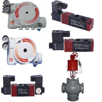 New Pneumatic Control Valve and ASCO Solenoid Valve and FLOWSERVE 3200MD 520MD 3800MD Valve Positioner