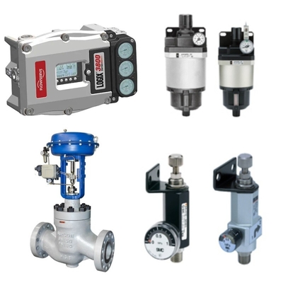 Flowserve Dijital Valve Positioner 3800 520MD 3200MD Pnömatik Akış Kontrol Valfi için ASCO Solenoid Valfları ile