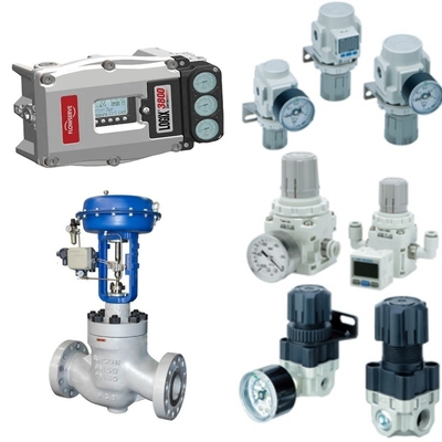 Flowserve Dijital Valve Positioner 3800 520MD 3200MD Pnömatik Akış Kontrol Valfi için ASCO Solenoid Valfları ile