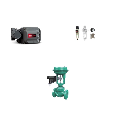 FISHER DVC6200 Akıllı Dijital Konumlandırıcı ile Pnömatik Kontrol Valfi