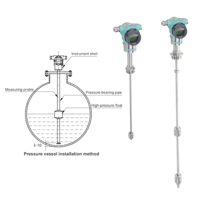 Patlama geçirmez seviye vericisi FeeJoy FJM-L Magnetostrictive seviye vericisi Depolama tanklarının seviye ölçümü