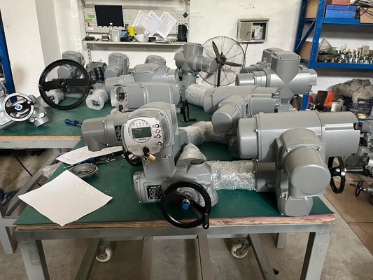 AUMA SA07.2 SA07.6 GST vites kutusu ve AM aküyatör kontrolü ile elektrikli kontrol valfleri aktüatörü doğru kontrol için