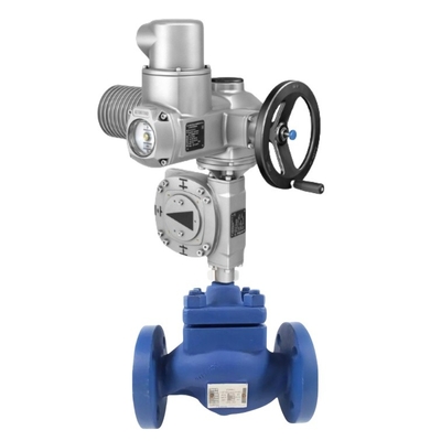 AUMA Elektrikli Aktifleşen SAREX 07.2 Çinli Wuzhong Valve ve Spiarxsacrco Top Valfları ile