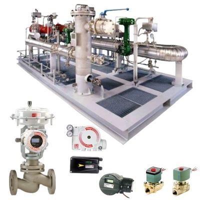 Flowserve Positioner 3200MD 520MD 3800 Spirax Sarco Actuator ve Asco Solenoid Valve ile Endüstriyel Üretim için