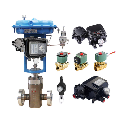 Rotork YT-1000R Otomatik Akış Kontrolü Valf Elektropneomatik Valf Konumu ve Fisher 67C 67CFR 67CFSR Filtre Düzenleyicisi