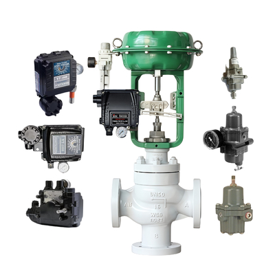 Rotork YT-1000R Otomatik Akış Kontrolü Valf Elektropneomatik Valf Konumu ve Fisher 67C 67CFR 67CFSR Filtre Düzenleyicisi