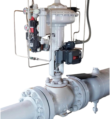 Pnömatik olarak çalıştırılan kontrol valfi VRG VGP-100 Valve Gas Positioner Controller Doğal gaz endüstrisi için özelleştirilmiştir
