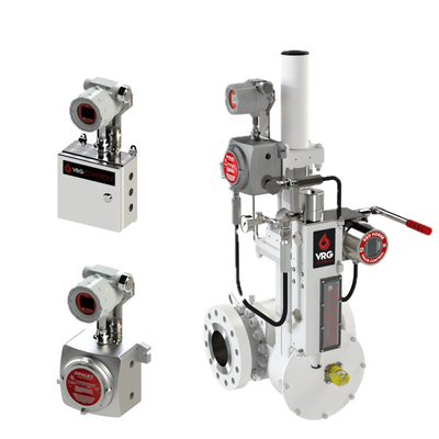 VRG Rotary Control Valve Packages Modular Customized Valve Gas Positioner Doğal gaz kontrol endüstrisi için pilot kontrolörler