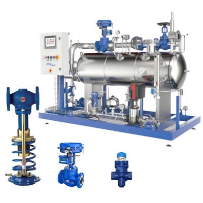 Doğal gaz çalışma sıcaklık aralığı 0-100 derece buhar sistemi için DP27 üst basınç azaltma valfi