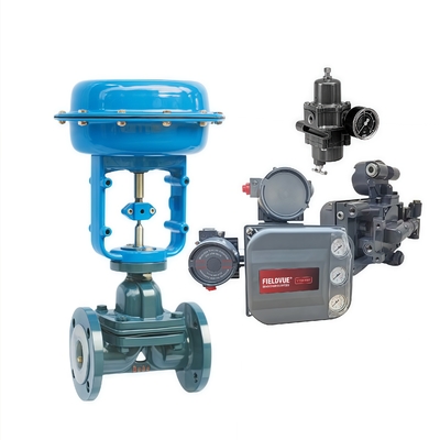 ASCO Solenoid Valve Remote Mount Digital Valve Controller Fisher DVC6205 DVC6215 İşlem Kontrolü için Valve Positioner