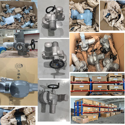 Auma SA Elektrik Aktifleştiricisi Ve AM Kontrolü Çin Doğal Gaz Düzenleyicisi Kayma için Top Valf Kontrol Valfi