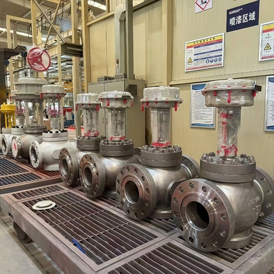 Samson 3730-3 Elektro Pnömatik Pozisyoner HART Çin Düşük Sıcaklık Kontrol Valfi LNG Petrokimya için Özel