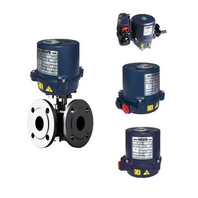 Rotork ROM Aktüatörlü Elektrikli Çin Marka Kontrol Vanası Küresel Vana