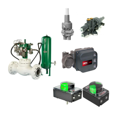 Fisher DVC6200 Valve Positioner ile Çinli Marka Kontrol Valvu Fisher 377 Trip Valve Solso SB Limit Switch