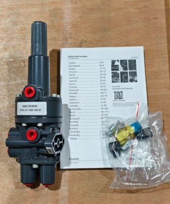 Fisher DVC6200 Valve Positioner ile Çinli Marka Kontrol Valvu Fisher 377 Trip Valve Solso SB Limit Switch