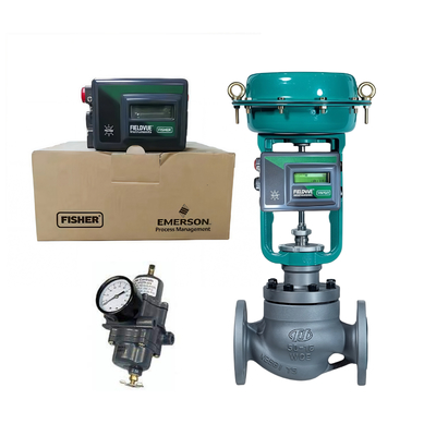 Tedarikçi Hızlı Değişim Tekli Koltuk Kontrol Vanası OEM 67C Serisi Filtre Regülatör Fisher DVC2000 Akıllı Vana Konumlayıcı