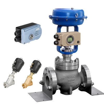 Açık Sarı Samson Positioner 3730-3 ve Burkert Valve ve Positioner Kontrol Top Valves stokta