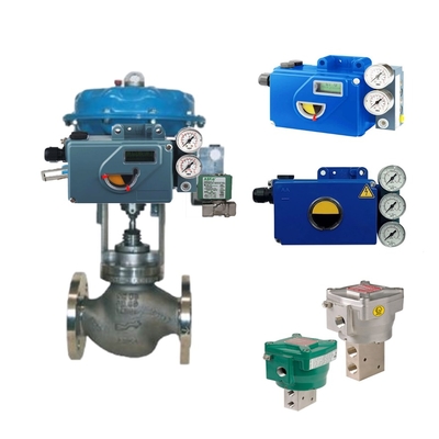 FOXBORO SRD991 Vana Konumlayıcılı ve Asco Solenoid Vanalı Çin Hızlı Değişim Tek Oturmalı Kontrol Vanası