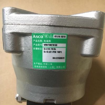 Pnömatik aktüatörlü ve Asco 8210G solenoid valfli ve westlock 2200 limit anahtarlı Çin kontrol valfi