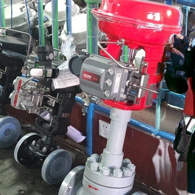 Fisher DVC6200 Dijital Vana Pozisyonlayıcı Çift Etkili Pnömatik Kontrol Vanası
