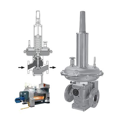 Emerson Fisher LS200 Endüstriyel Doğalgaz Kendinden Tahrikli Basınç Regülatörü