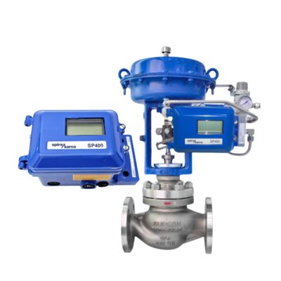 Pnömatik Kontrol Vanası Spirax Sarco SP400 SP500 Akıllı Vana Kontrol Cihazı